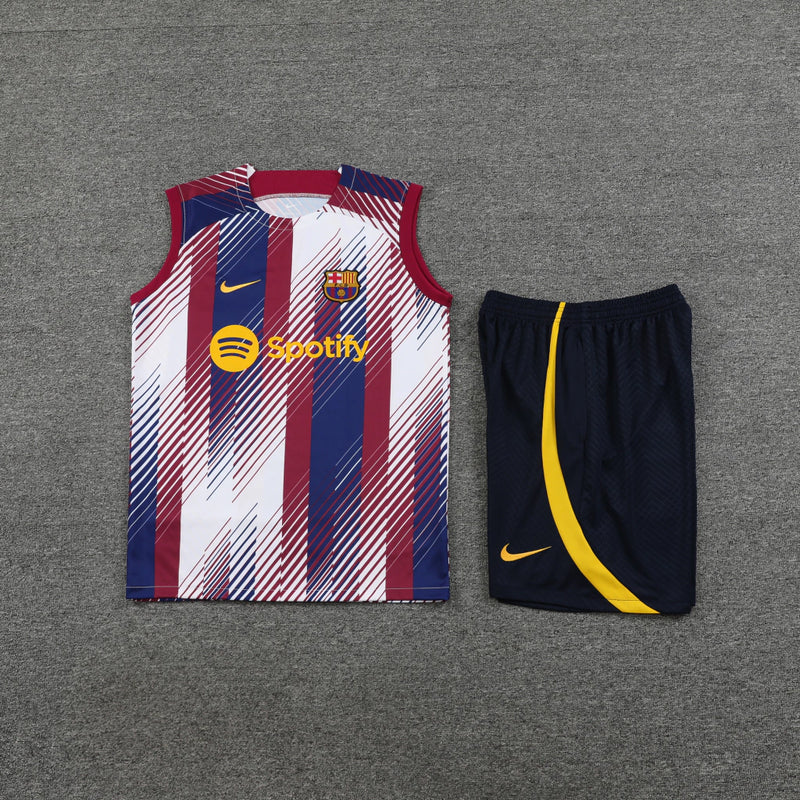 Conjunto Regata Barcelona 23/24 Nike - Branco