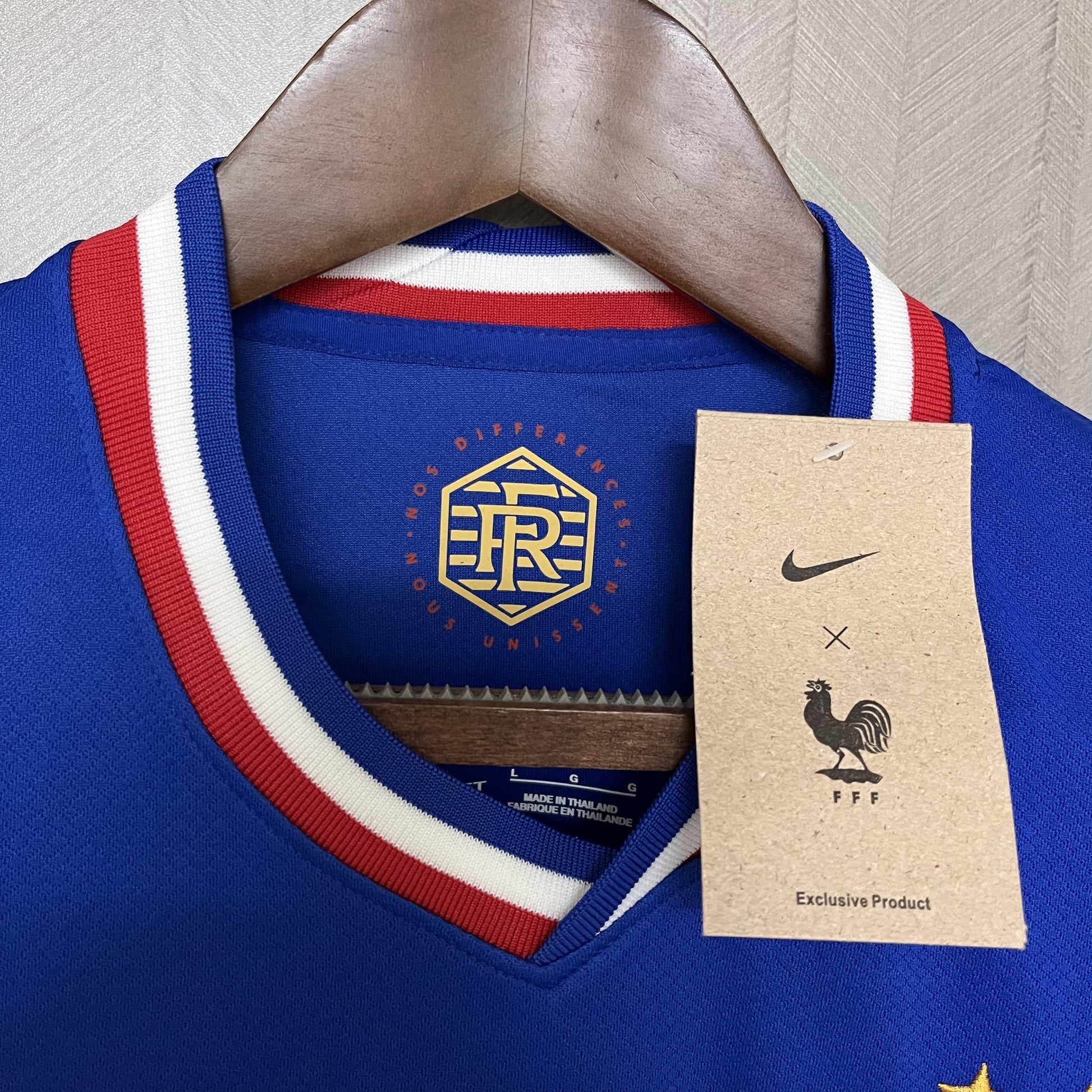 Camisa Seleção França I Home Nike Torcedor 2024/25 Masculino Azul