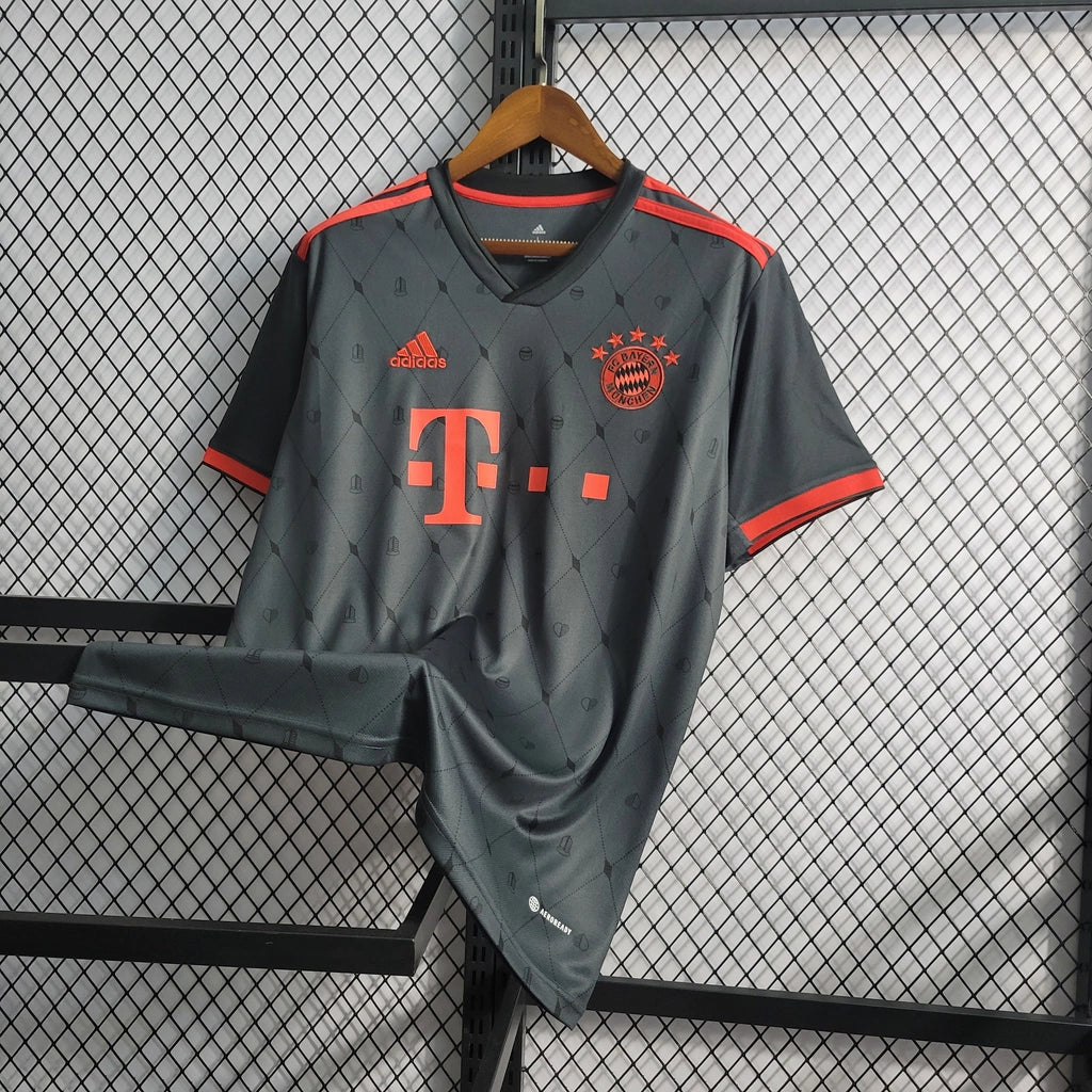 Camisa Bayern de Munique III Third 2022/23 Torcedor Adidas Masculino - Preta