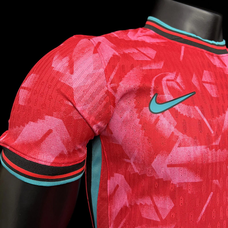 Camisa Coreia do Sul Nike Jogador 2024/25 Masculino Vermelho