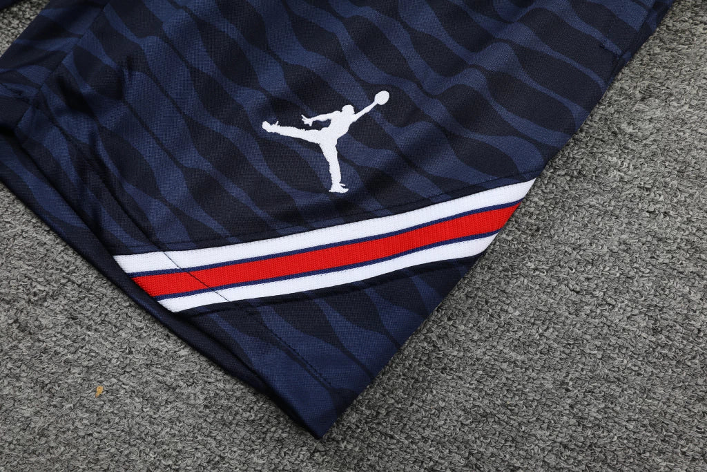 Conjunto Regata PSG 22/23 Jordan - Vermelho+Azul