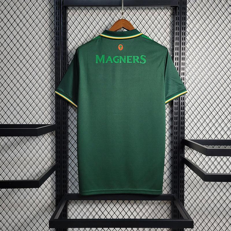 Camisa Celtic Adidas Polo Torcedor 2023/24 Masculino Verde