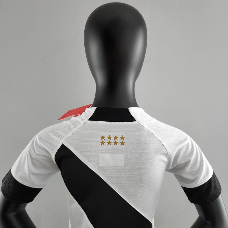 Conjunto Infantil Vasco Away Kappa 2022/23 - Branco