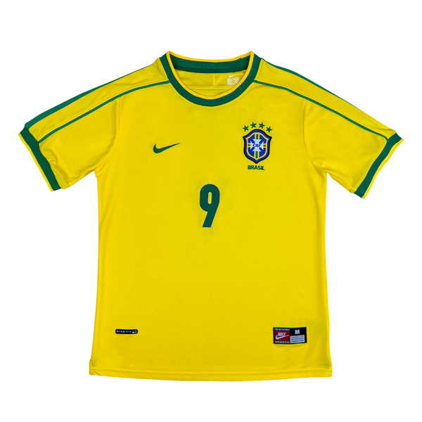 Camisa Retrô Barcelona Home 1098/99 Nike Masculino - Amarelo