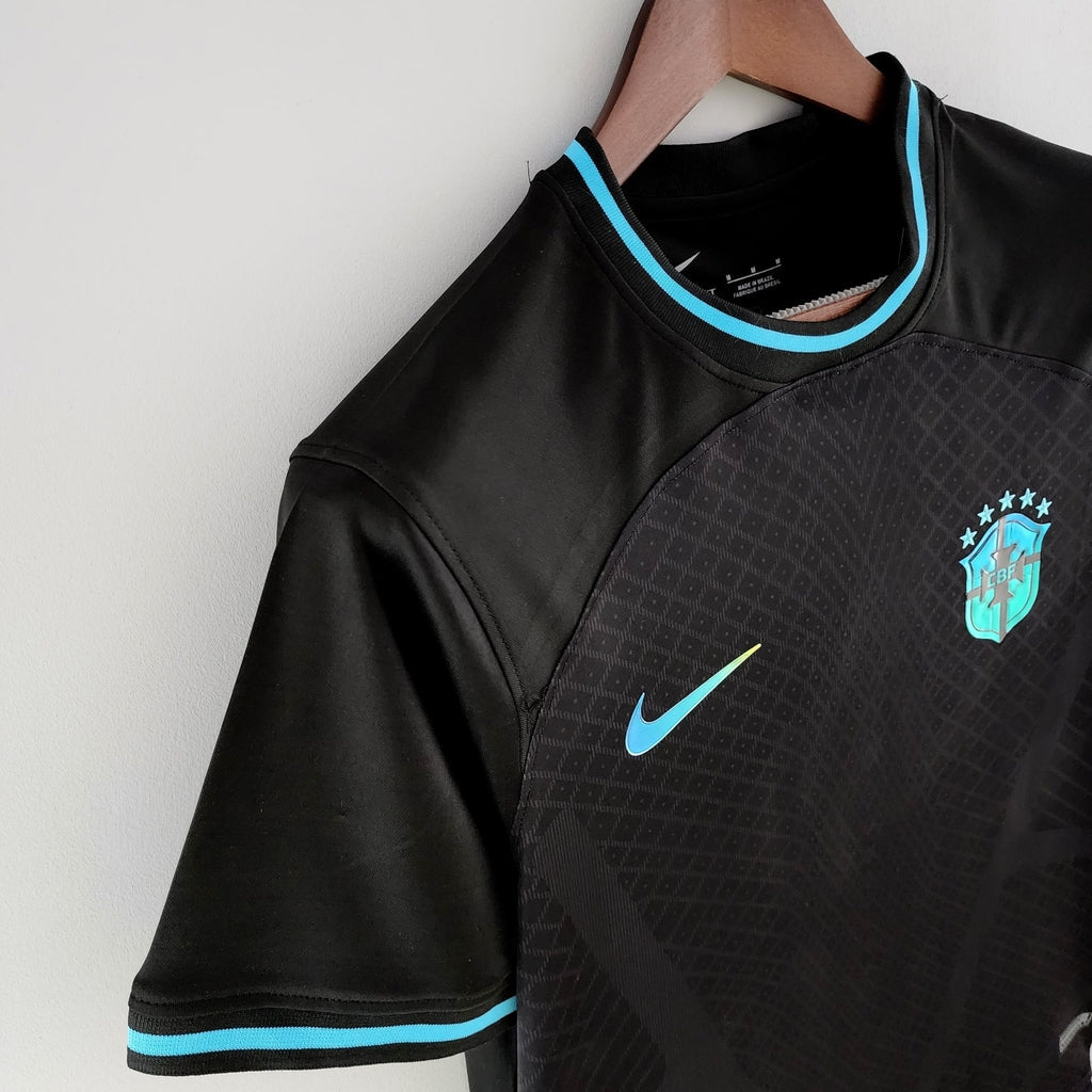 Camisa Seleção Brasileira Refletiva Edição Especial Torcedor Nike Masculino Preto