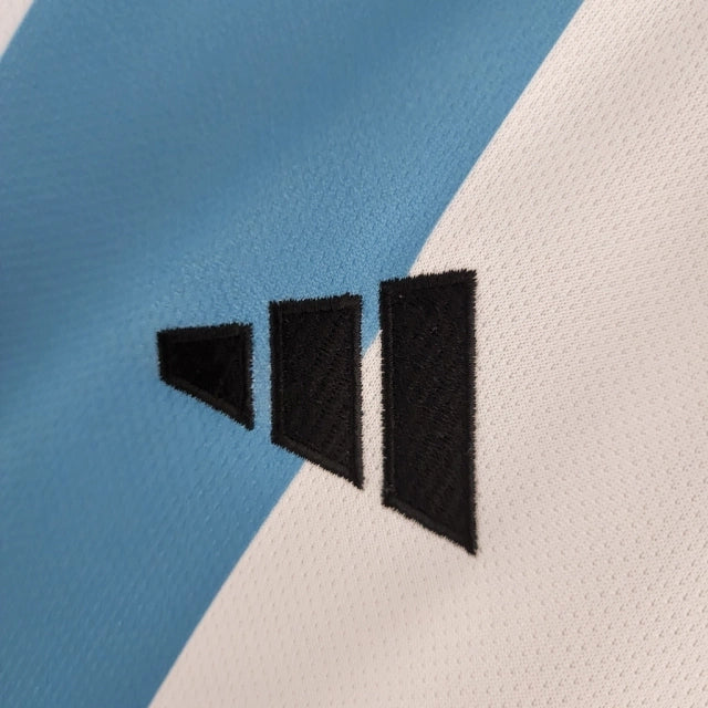 Camisa Argentina I Home 2022/23 Adidas Torcedor Masculino Azul e Branco (3 ESTRELAS)