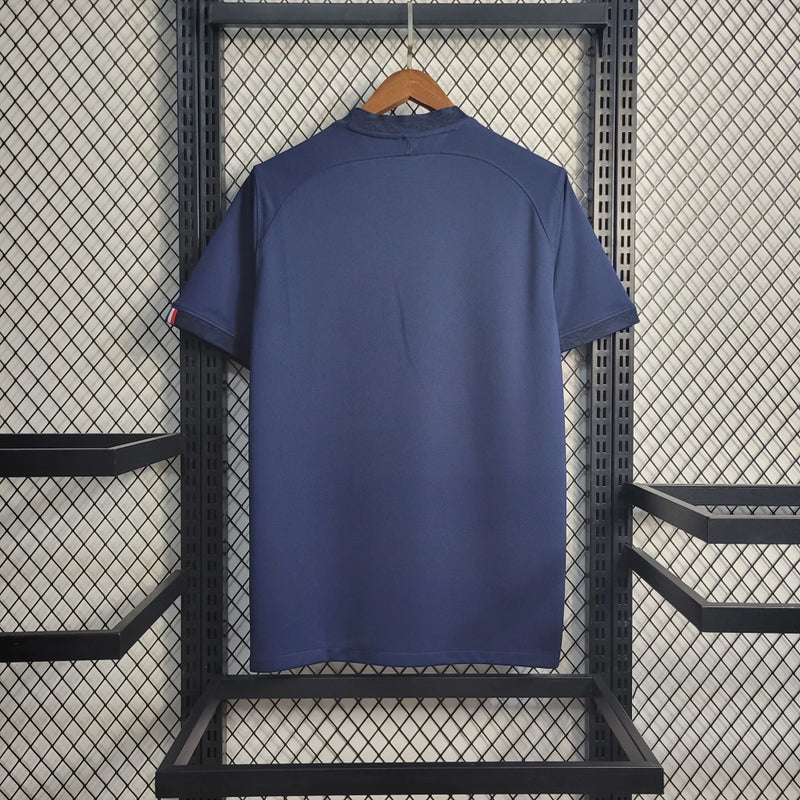 Camisa França I Home Nike Torcedor 2022/23 Masculino Azul Marinho