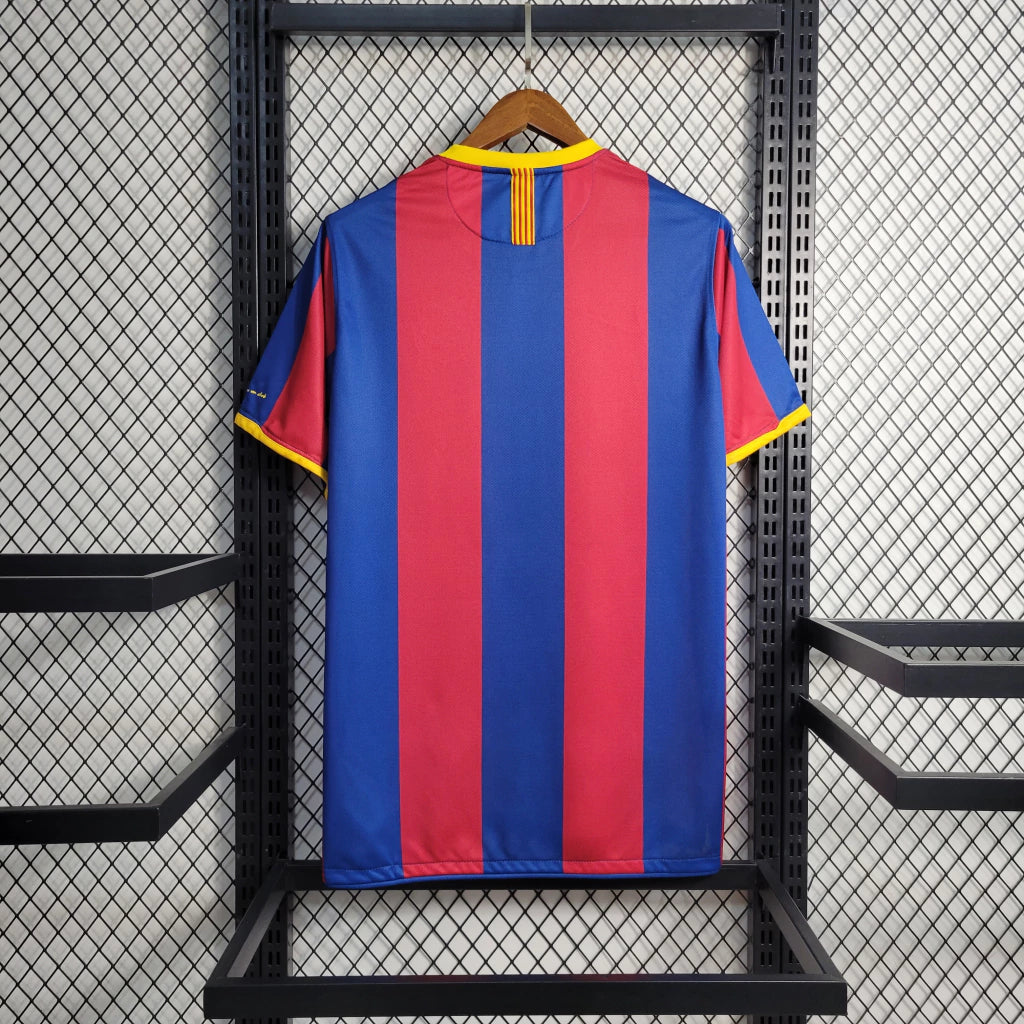 Camisa Barcelona Retrô I Home 2010/11 Torcedor Nike Masculino Vermelho e Azul