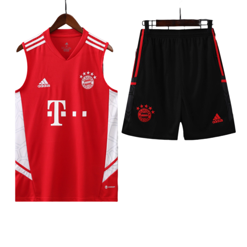 Conjunto Regata FC Bayern 23/24 Adidas - Vermelho