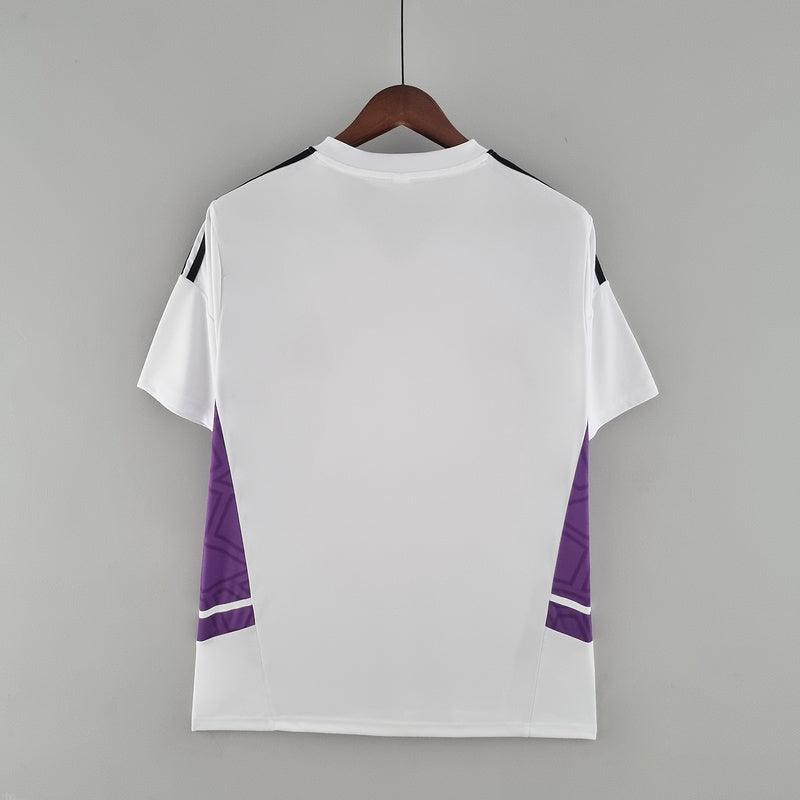 Camisa Real Madrid Treino Adidas Torcedor 2022/23 Masculino Branca