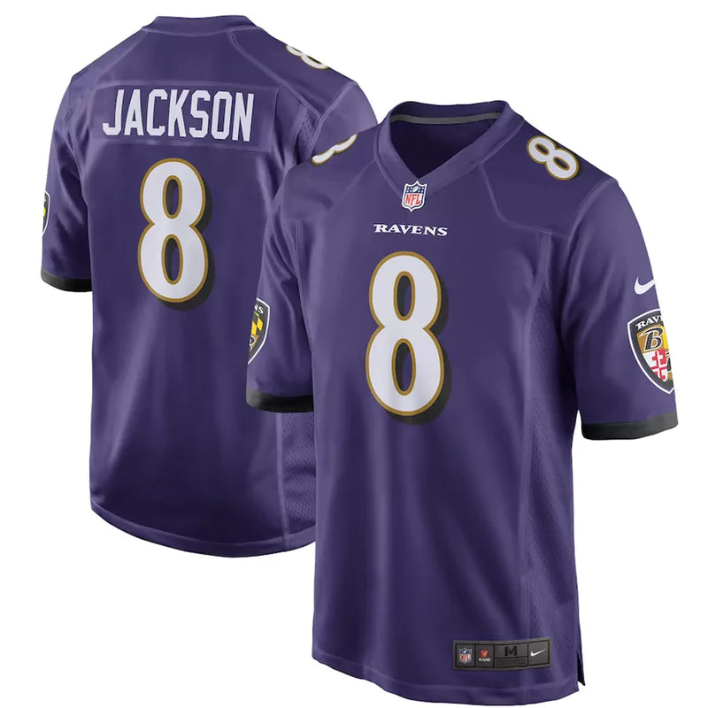 Camisa Baltimore Ravens Lamar Jackson Player Game Jersey