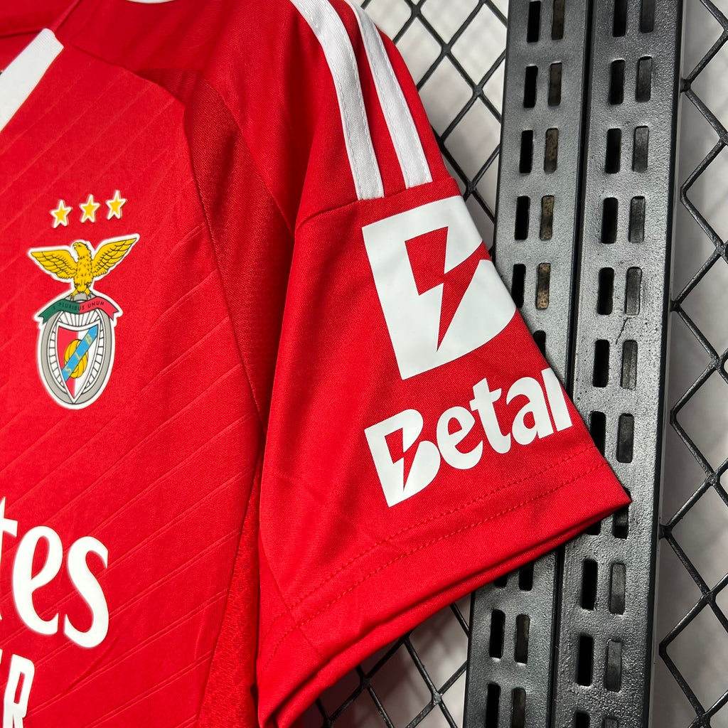 Camisa Benfica I Home 2024/25 Torcedor Adidas Masculino Vermelho