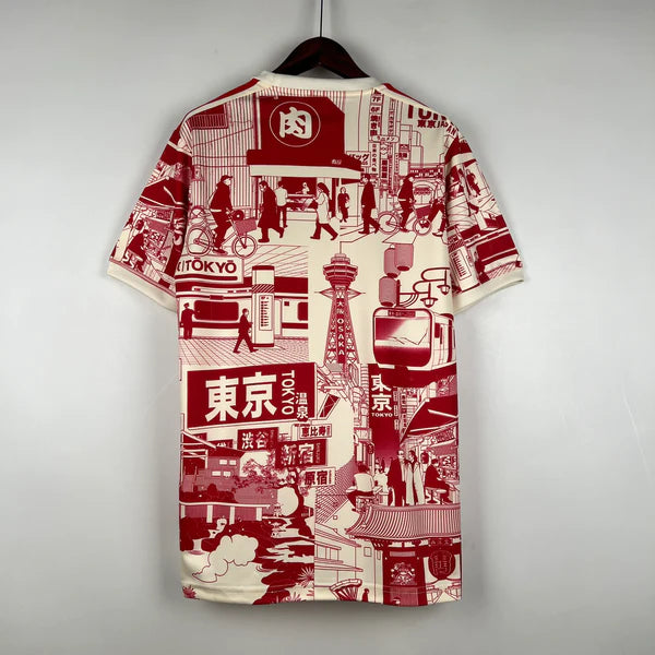 Camisa Japão Edição Especial Tokyo Adidas 2023/24 Torcedor Masculino Vermelho