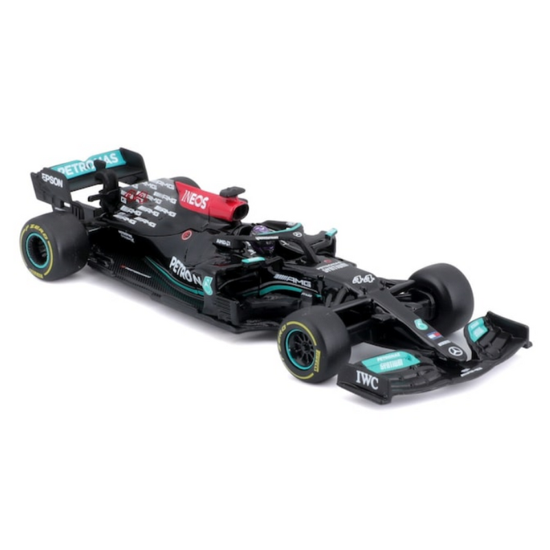 Miniatura W12 1:43 Mercedes AMG Petronas Fórmula 1 Team 2021 - Lewis Hamilton 44