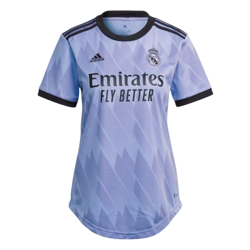 Camisa Real Madrid II Away 2022/23 Torcedor Adidas Feminina - Roxo