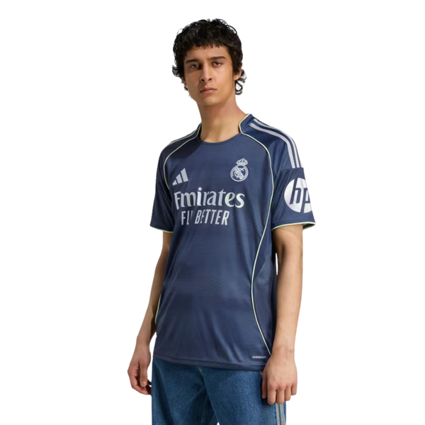 Camisa Real Madrid Away 2025/26 Torcedor Adidas Masculina  - Cinza
