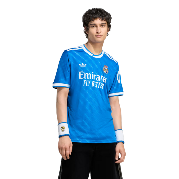 Camisa Real Madrid Third 2025/26 Torcedor Adidas Masculina  - Azul