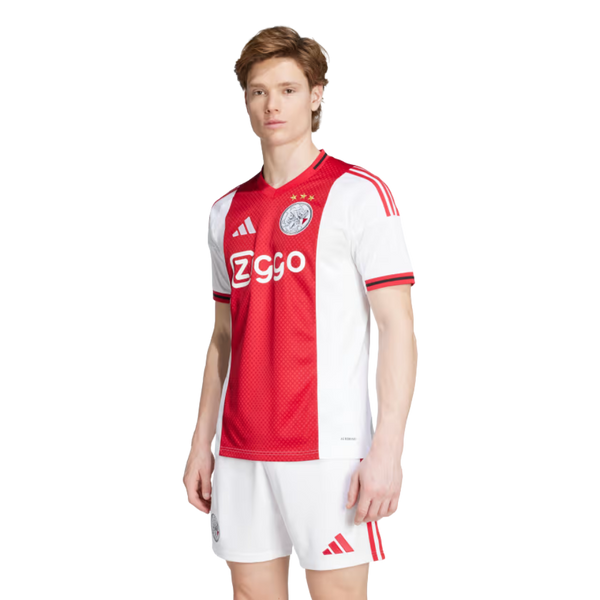 Camisa Ajax Home 2025/26 Torcedor Adidas Masculina  - Vermelho e Branco
