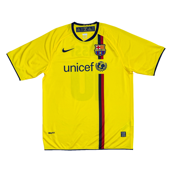 Camisa Retrô Barcelona Home 2008/09 Nike Masculino - Amarelo