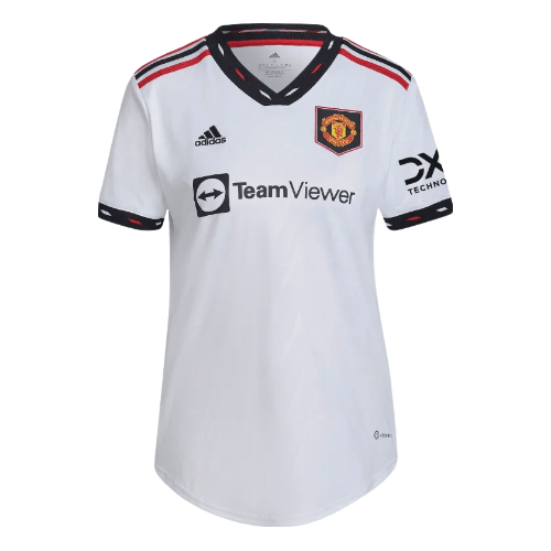 Camisa Manchester United II Away 2022/23 Adidas Feminina - Branco