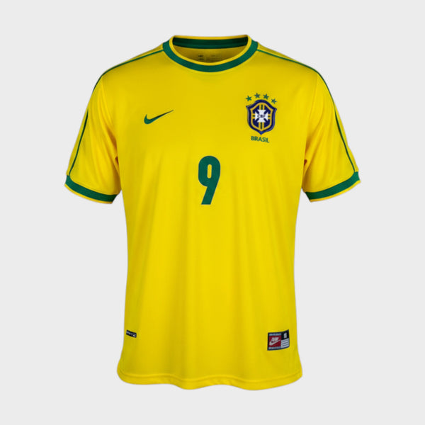 Camisa Brasil I 1998/99 Nike Masculino - Amarelo