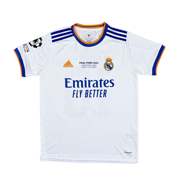 Camisa Retrô Real Madrid Home 2021/22 Adidas Masculino - Branco