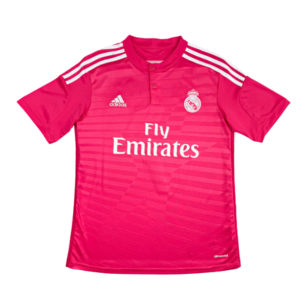 Camisa Retrô Real Madrid Away 2014/15 Adidas Masculino - Rosa