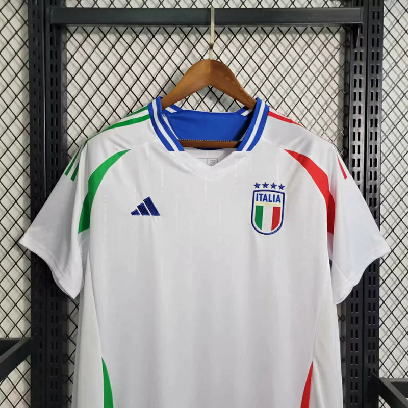 Camisa Seleção Itália Adidas Torcedor 2024/25 Masculino Branco