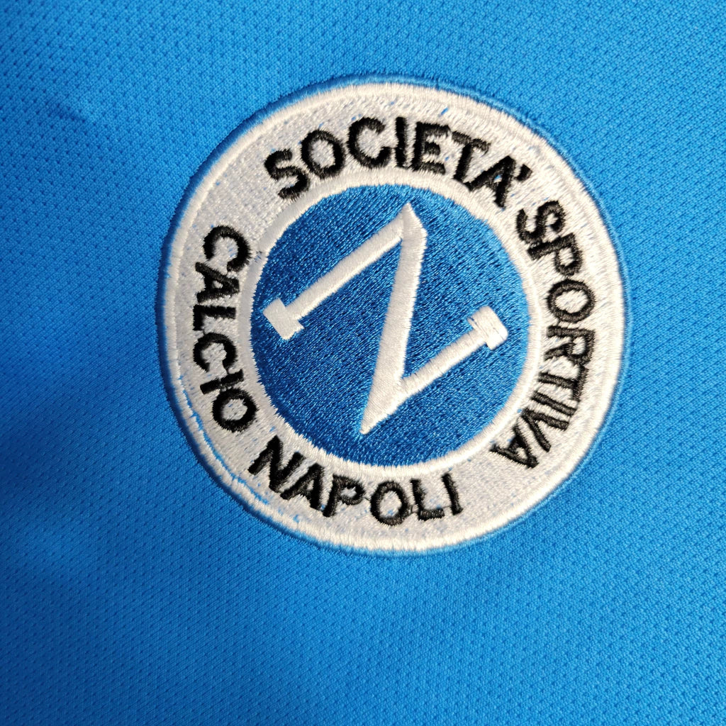 Camisa Retrô Napoli Umbro 88/89 Masculino Azul