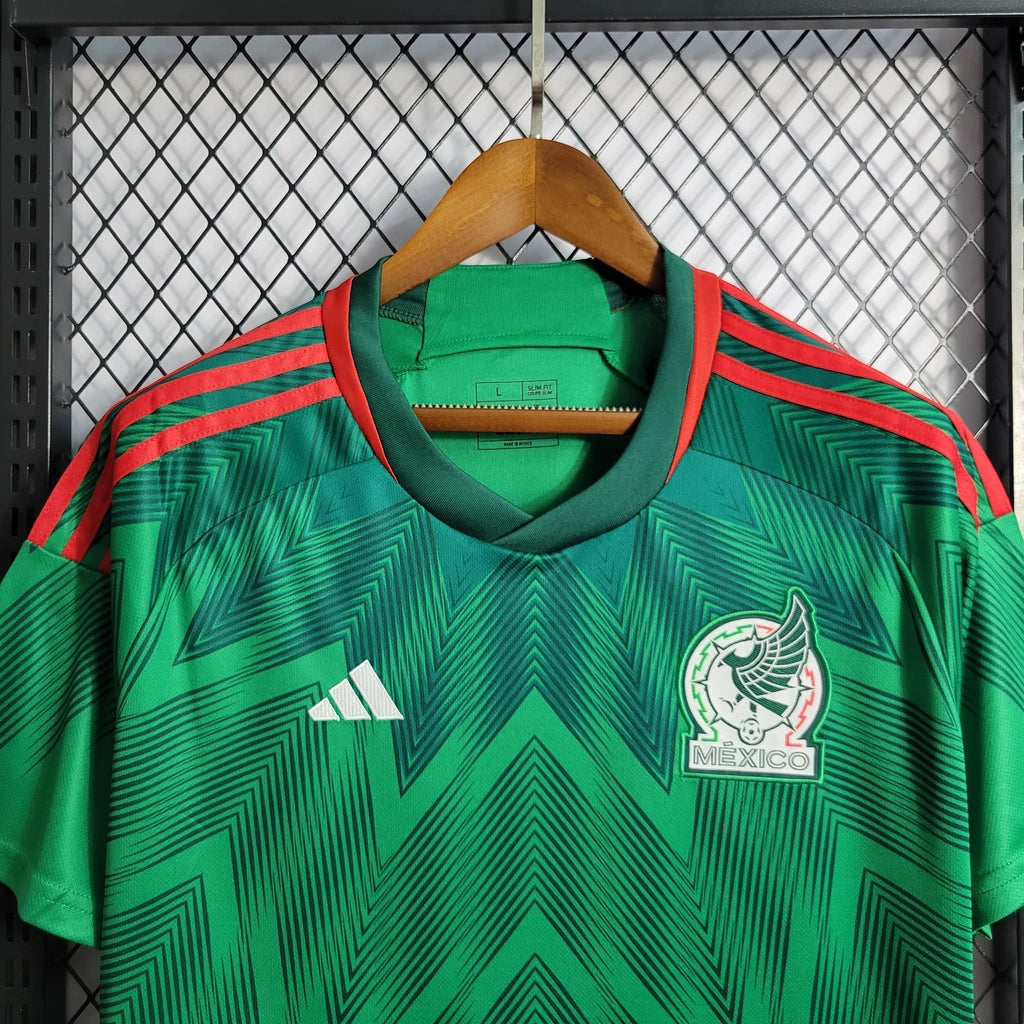 Camisa México I Home Adidas Torcedor 2022/23 Masculino Verde