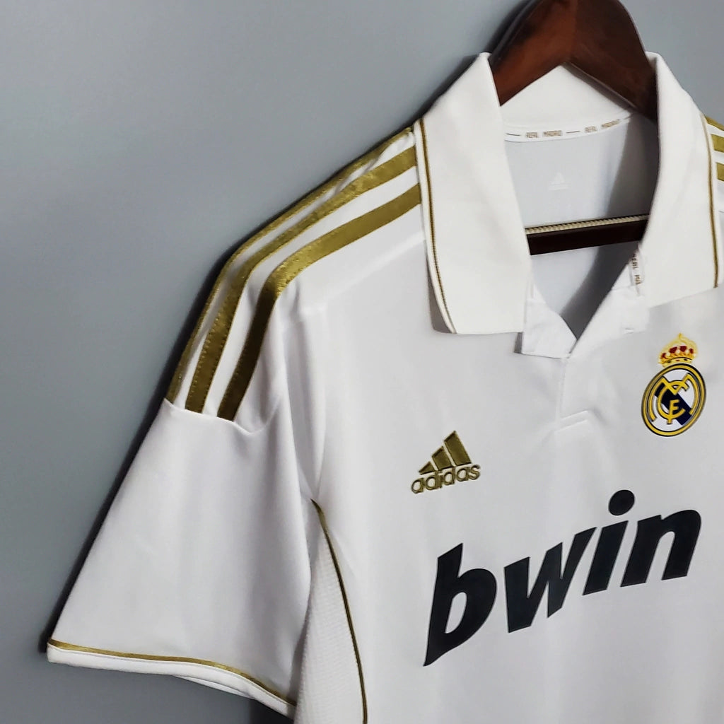 Camisa Retrô Real Madrid I Home Adidas 2011/12 Masculino Branco