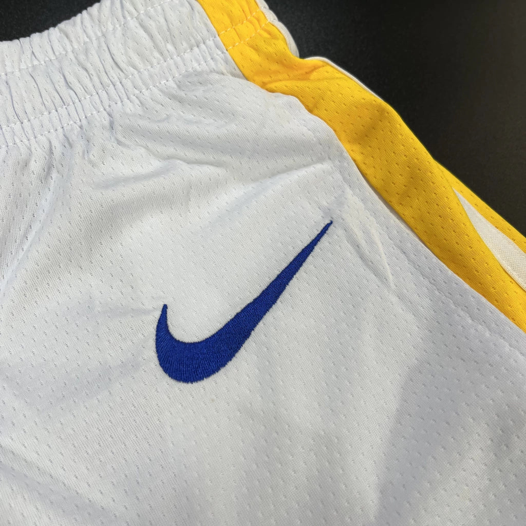 Shorts NBA Golden State Warriors 23/24 Casual Nike-branco