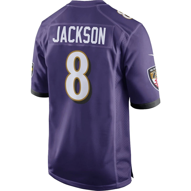 Camisa Baltimore Ravens Lamar Jackson Player Game Jersey