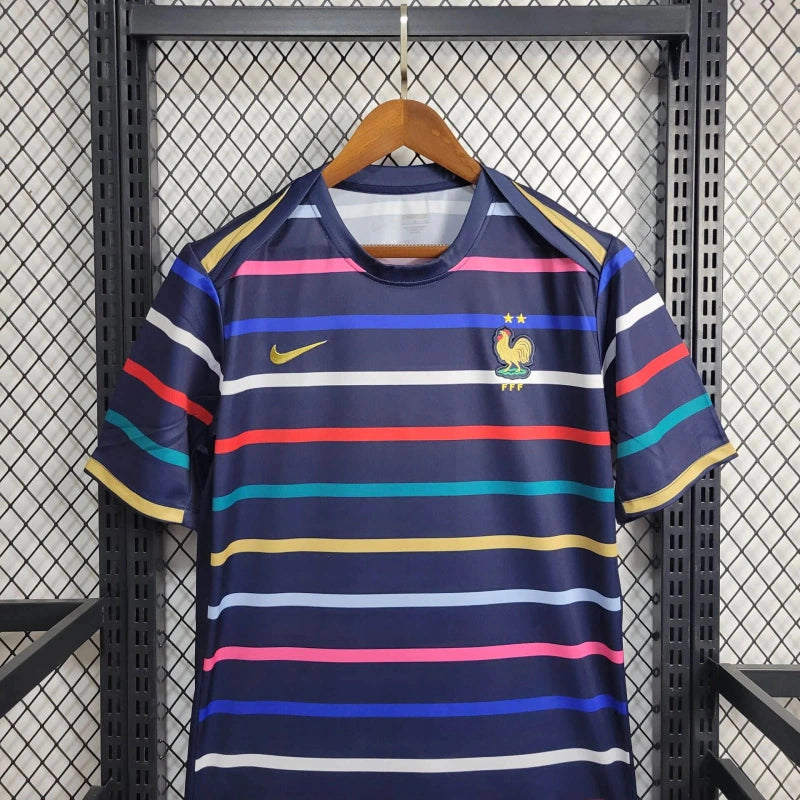 Camisa Seleção França Treino Nike Torcedor 2024/25 Masculino Azul