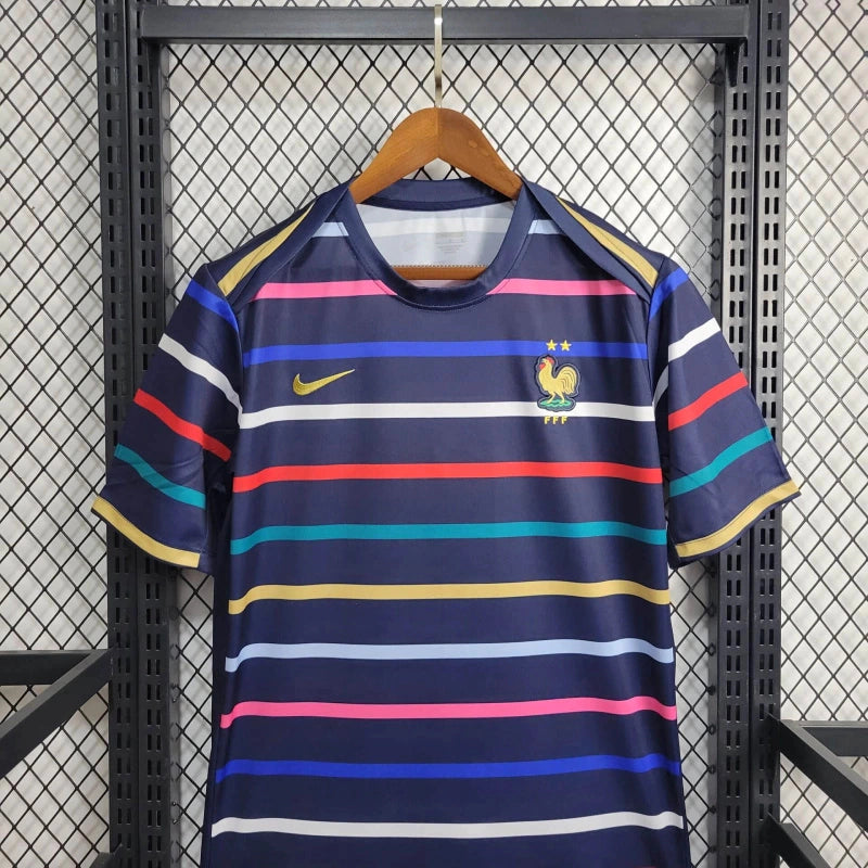 Camisa Seleção França I Nike Treino 2024/25 Masculino Azul