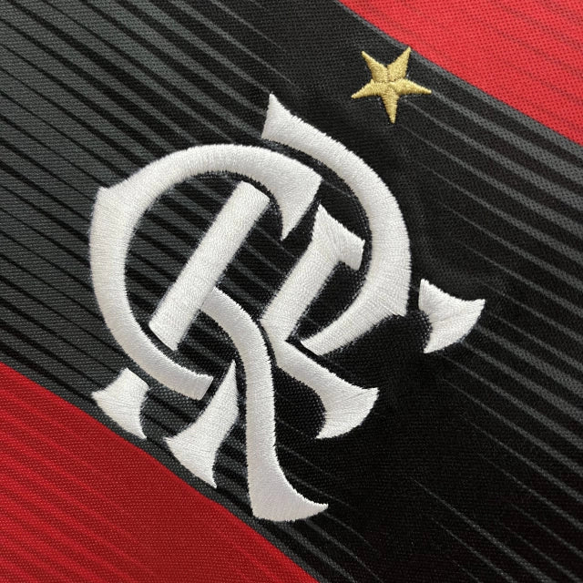 Camisa Flamengo I Home 2023/24 Torcedor Adidas Masculino Vermelho e Preto