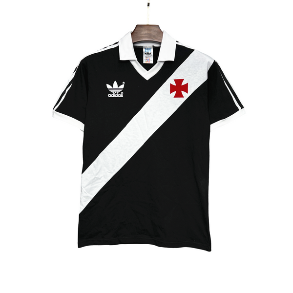 Camisa Retrô Vasco da Gama Home 1988/89 Finta Masculino - Preto