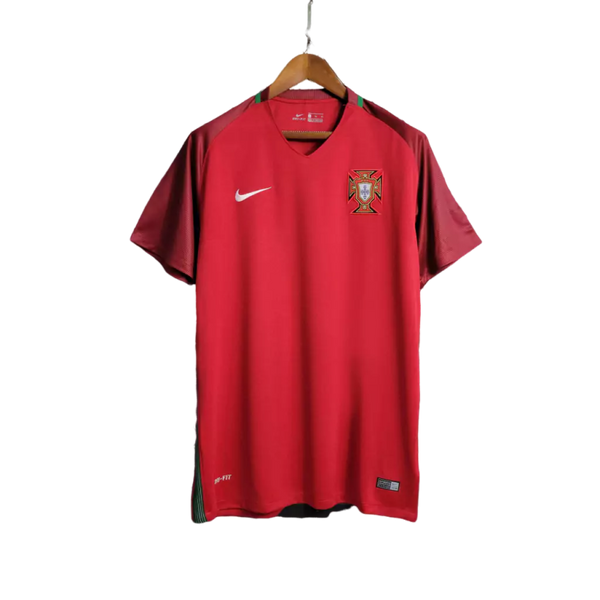 Camisa Retrô Portugal Home Nike 2016/17 Masculino Vermelho