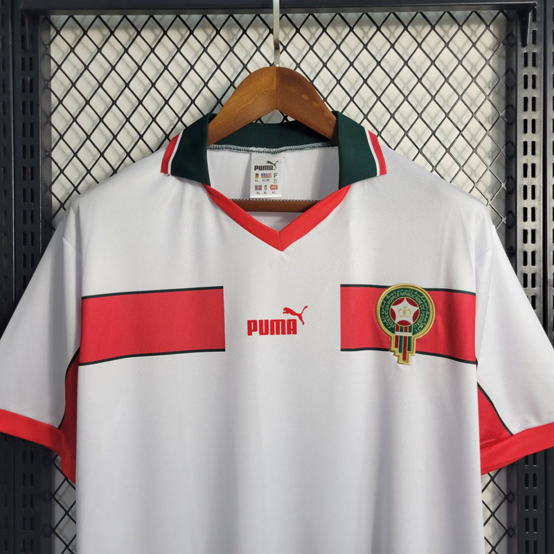 Camisa Retro Seleção Marrocos Puma II 1998/99 Branco