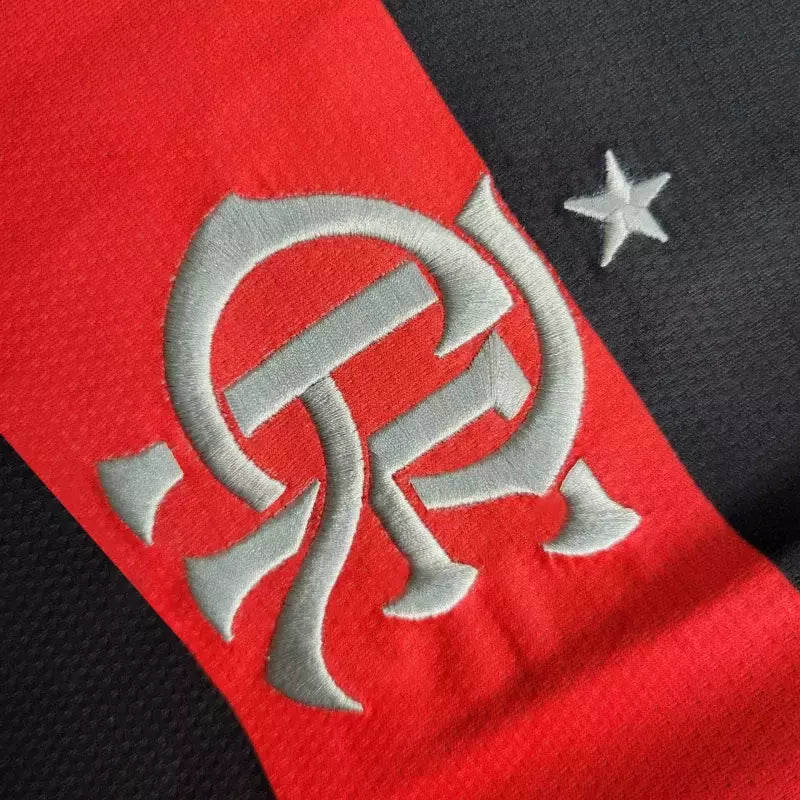 Camisa Flamengo I Home 2024/25 Torcedor Adidas Masculino Vermelho e Preto