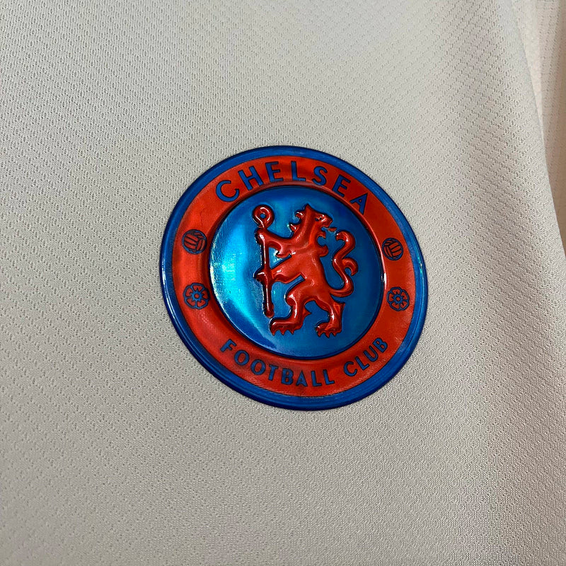 Camisa Chelsea II Away 2024/25 Torcedor Masculina Bege