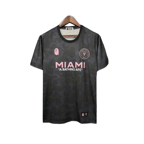 Camisa Inter Miami X Bape 23/24 Torcedor Preta