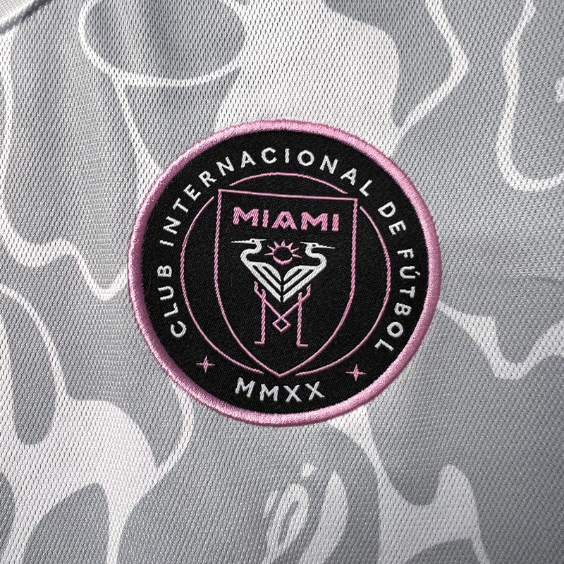 Camisa Inter Miami X Bape 23/24 Torcedor Cinza