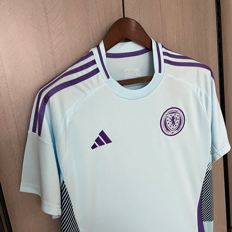 Camisa Escócia II Away Adidas Torcedor 2024/25 Masculino Azul Claro