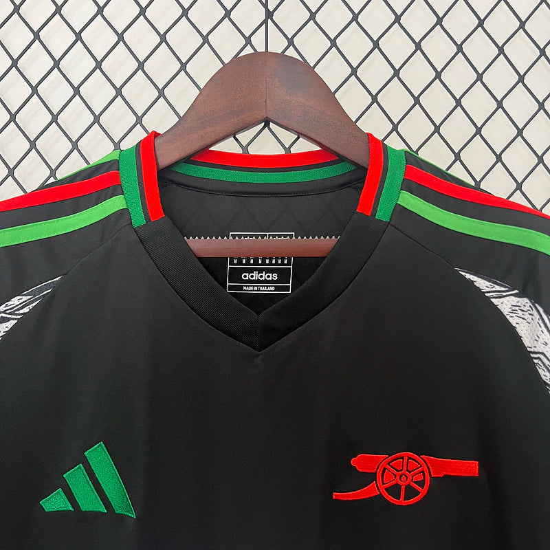 Camisa Arsenal II Away  Adidas Torcedor 2024/25 Masculino Preto