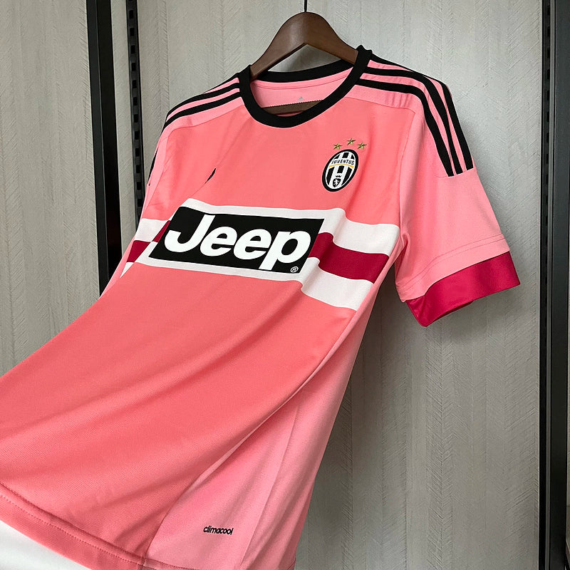 Camisa Retrô Juventus II Away 2015/16 Adidas Masculino Rosa