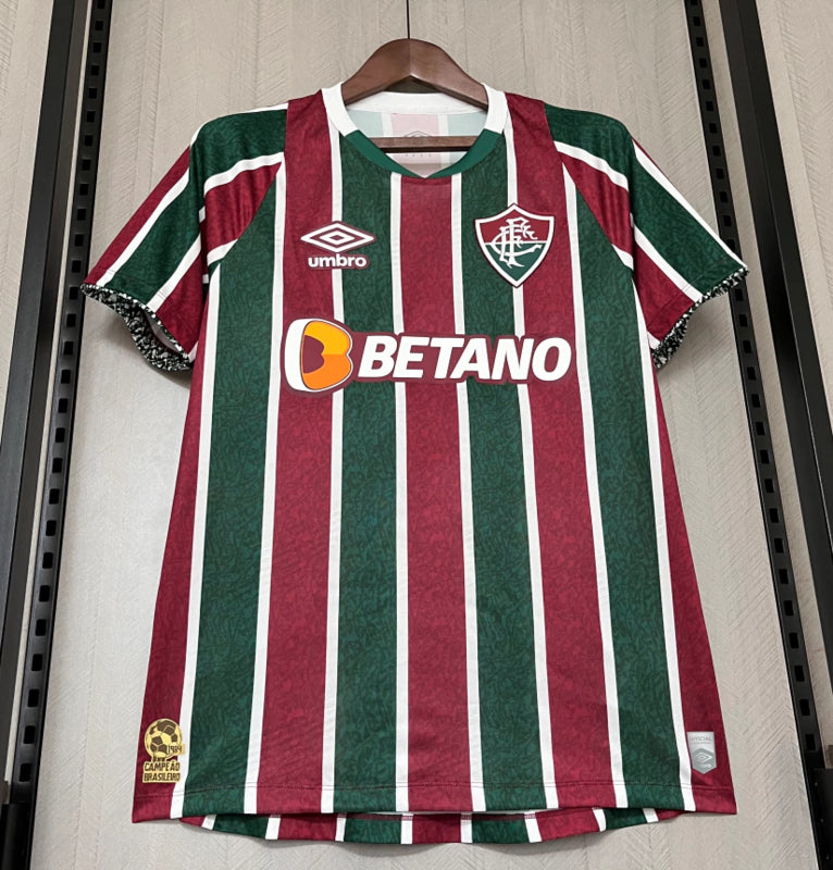 Camisa Fluminense I Home 2024/25 Torcedor Umbro Masculina Tricolor