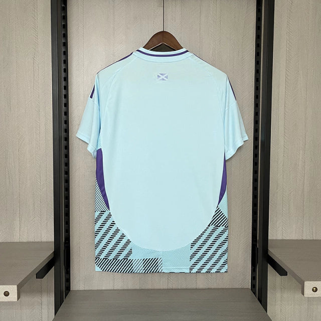 Camisa Escócia II Away Adidas Torcedor 2024/25 Masculino Azul Claro