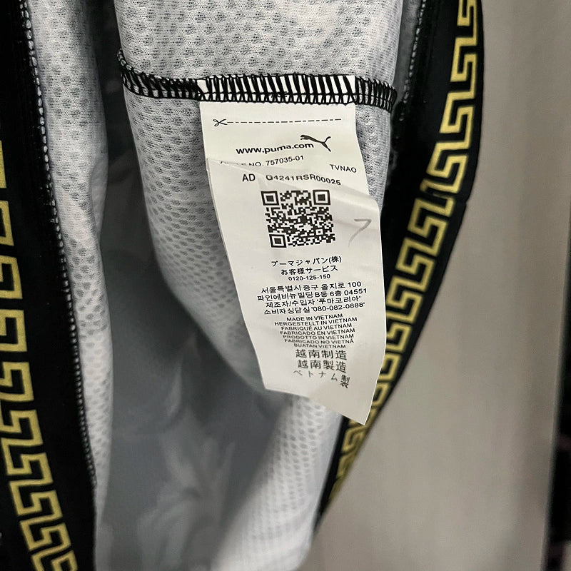 Camisa Seleção Itália x Versace Torcedor 2023/24 Masculino Preto