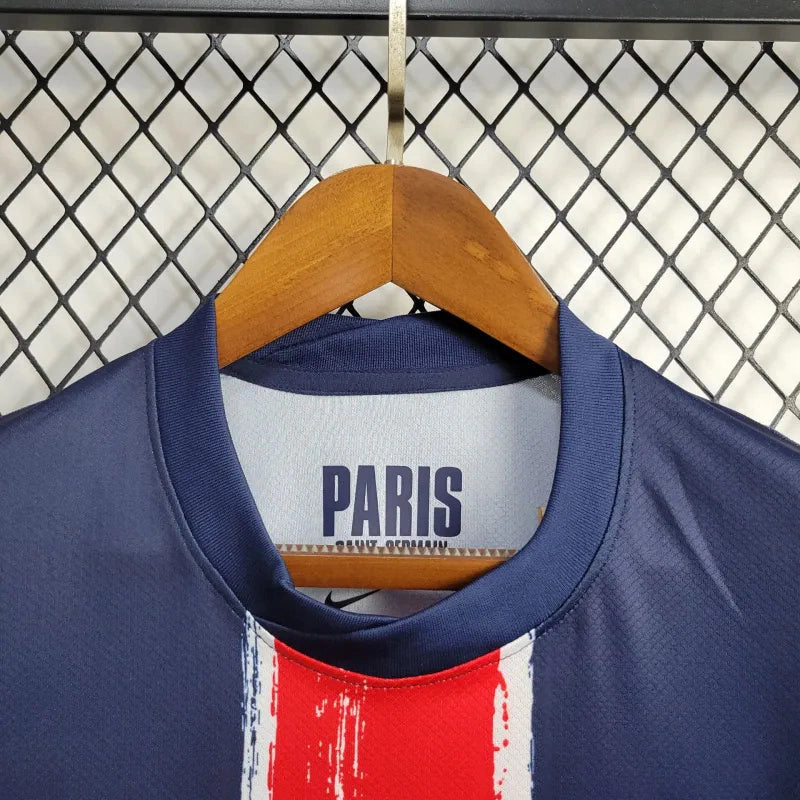 Camisa París Saint Germain I Home 2024/25 Torcedor Masculino Azul Marinho